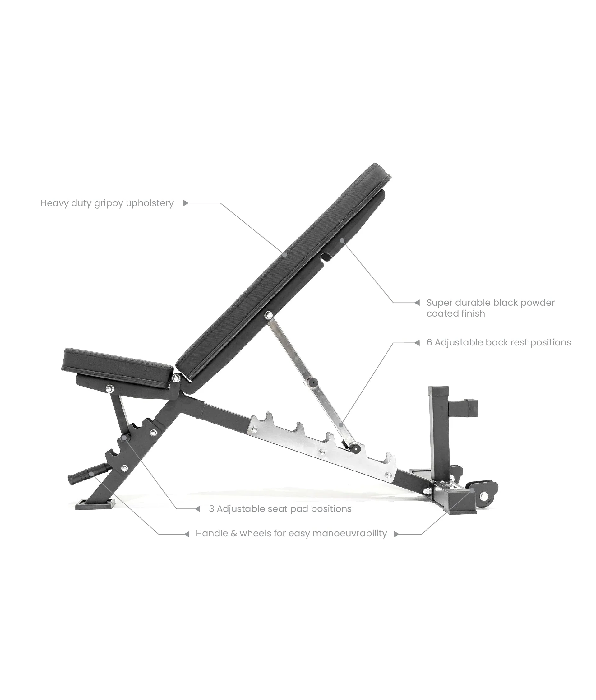 VERVE Commercial Adjustable Bench - Image 5