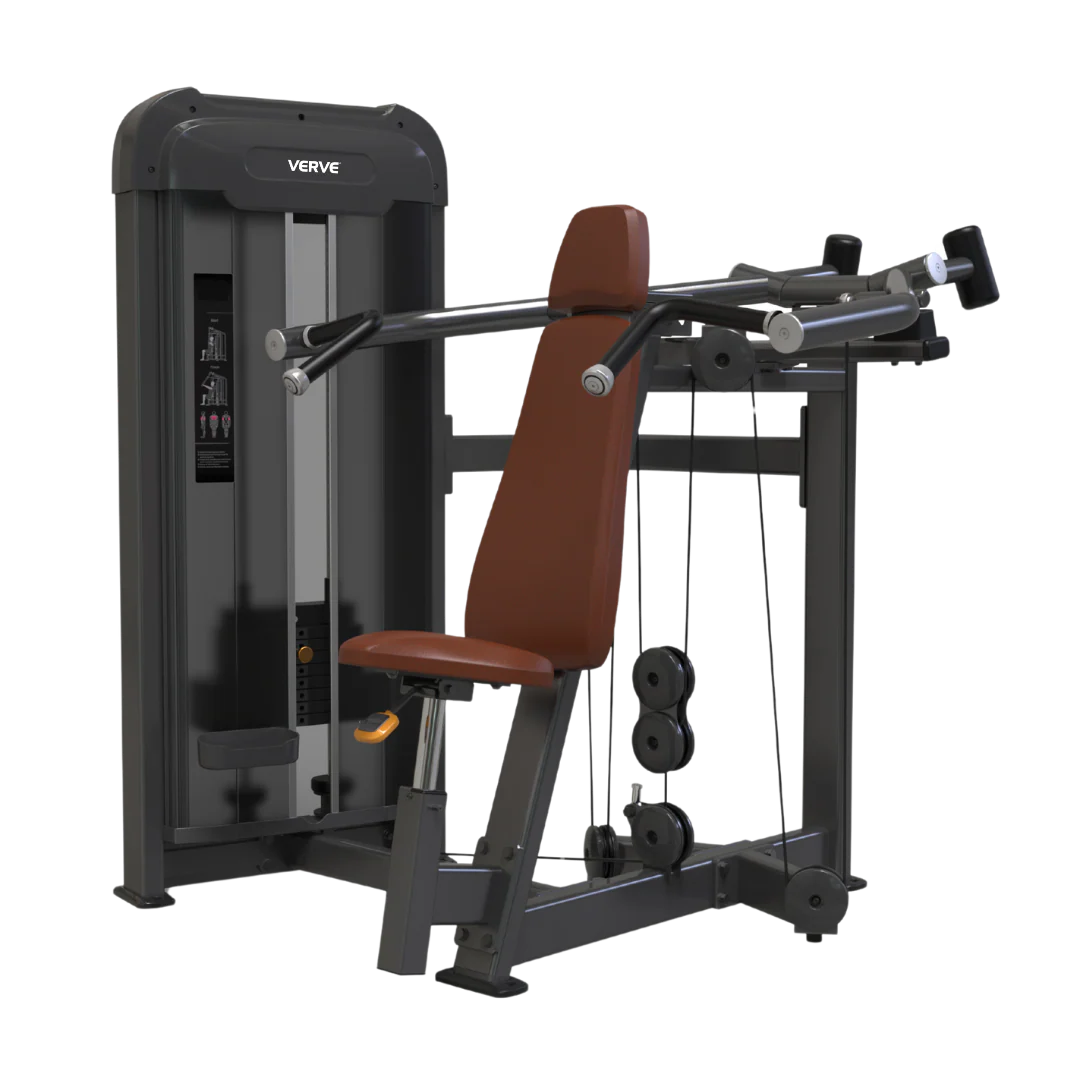 EX DEMO | VERVE Pin Loaded Shoulder Press (Brown) - Makoto Series - Image 6