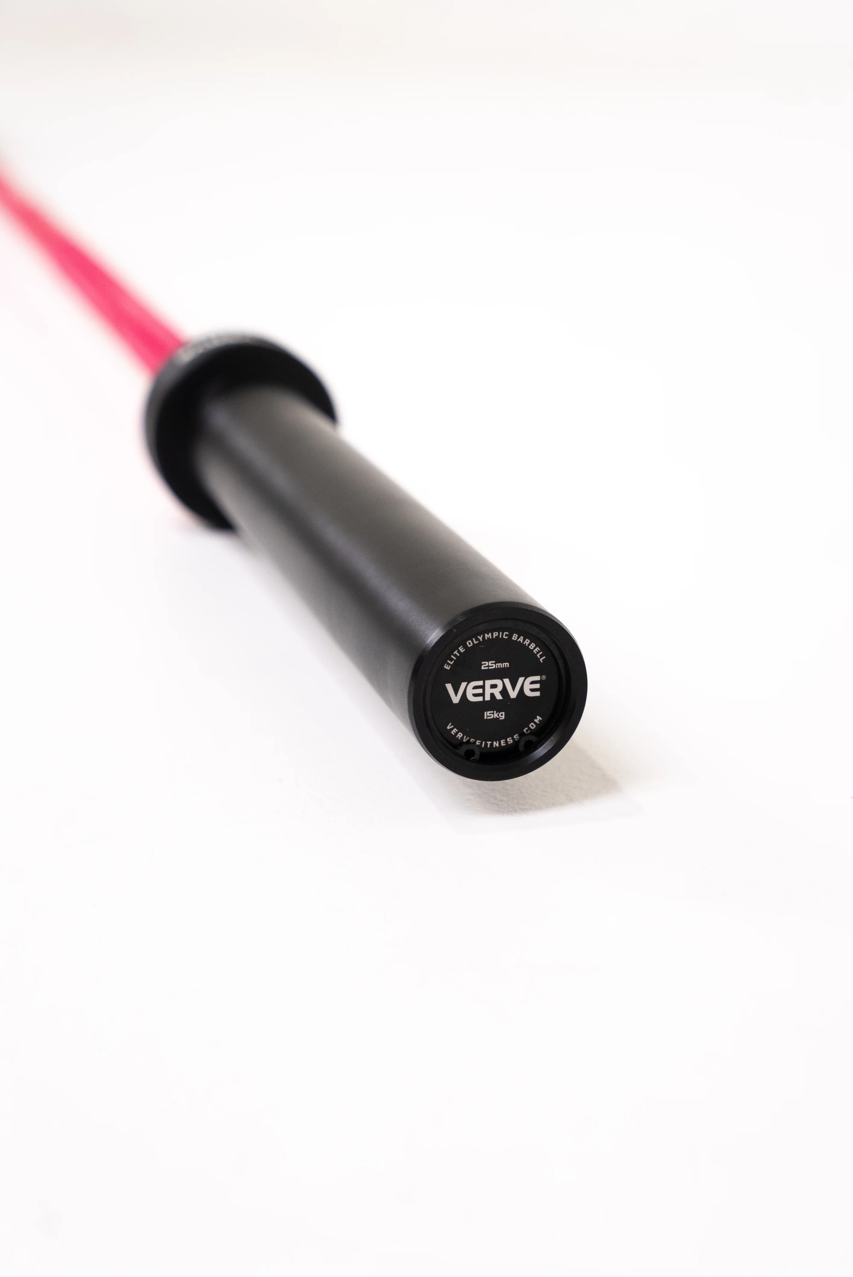 Fernwood Elite Olympic Barbell - Pink - 15kg - Image 3