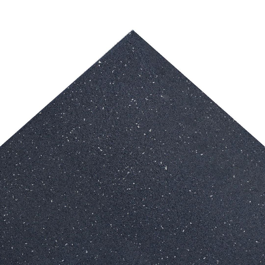 Fire Rated ������ Rubber Gym Flooring - Grey Fleck - 15mm Gym Mats | MADE TO ORDER