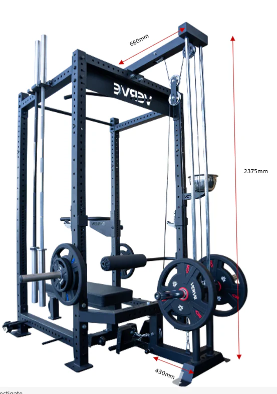 Lat Low Row Attachment for VERVE Power Racks - Image 3