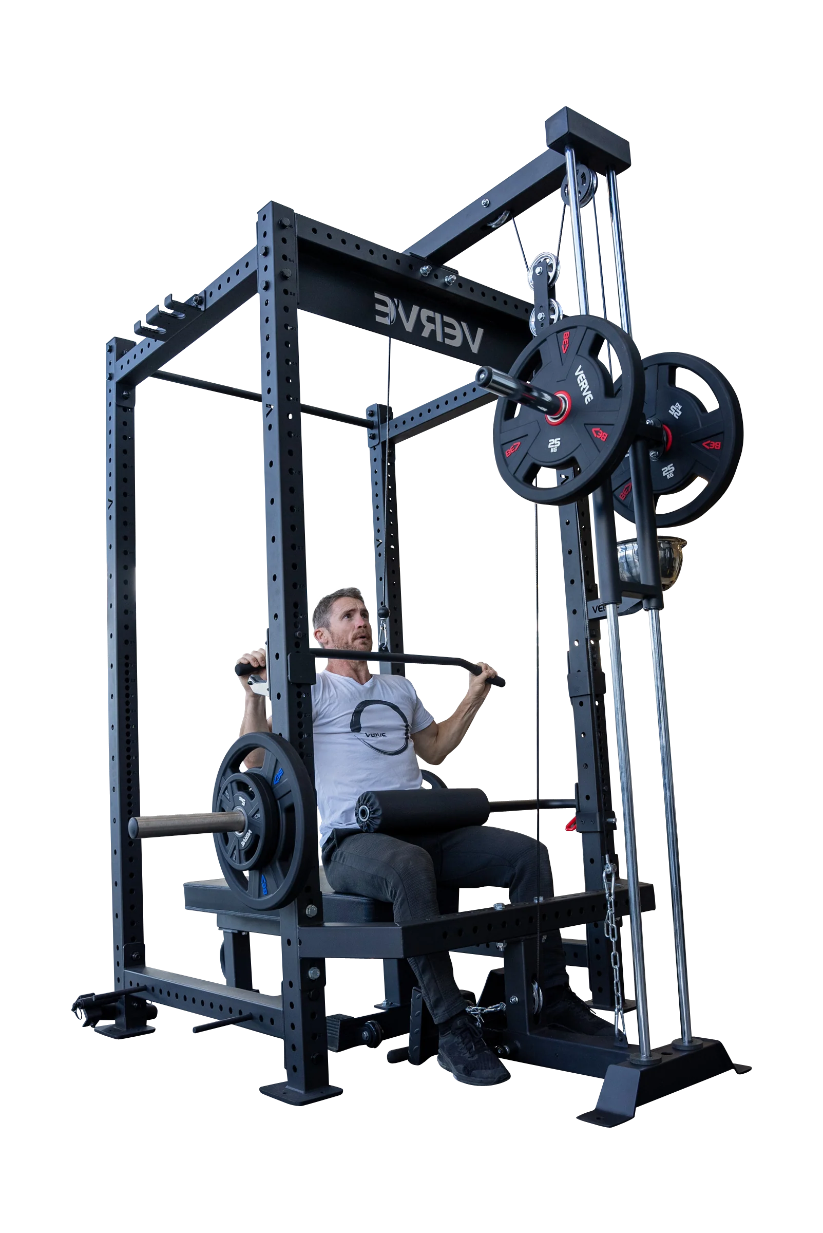 Lat Low Row Attachment for VERVE Power Racks - Image 5