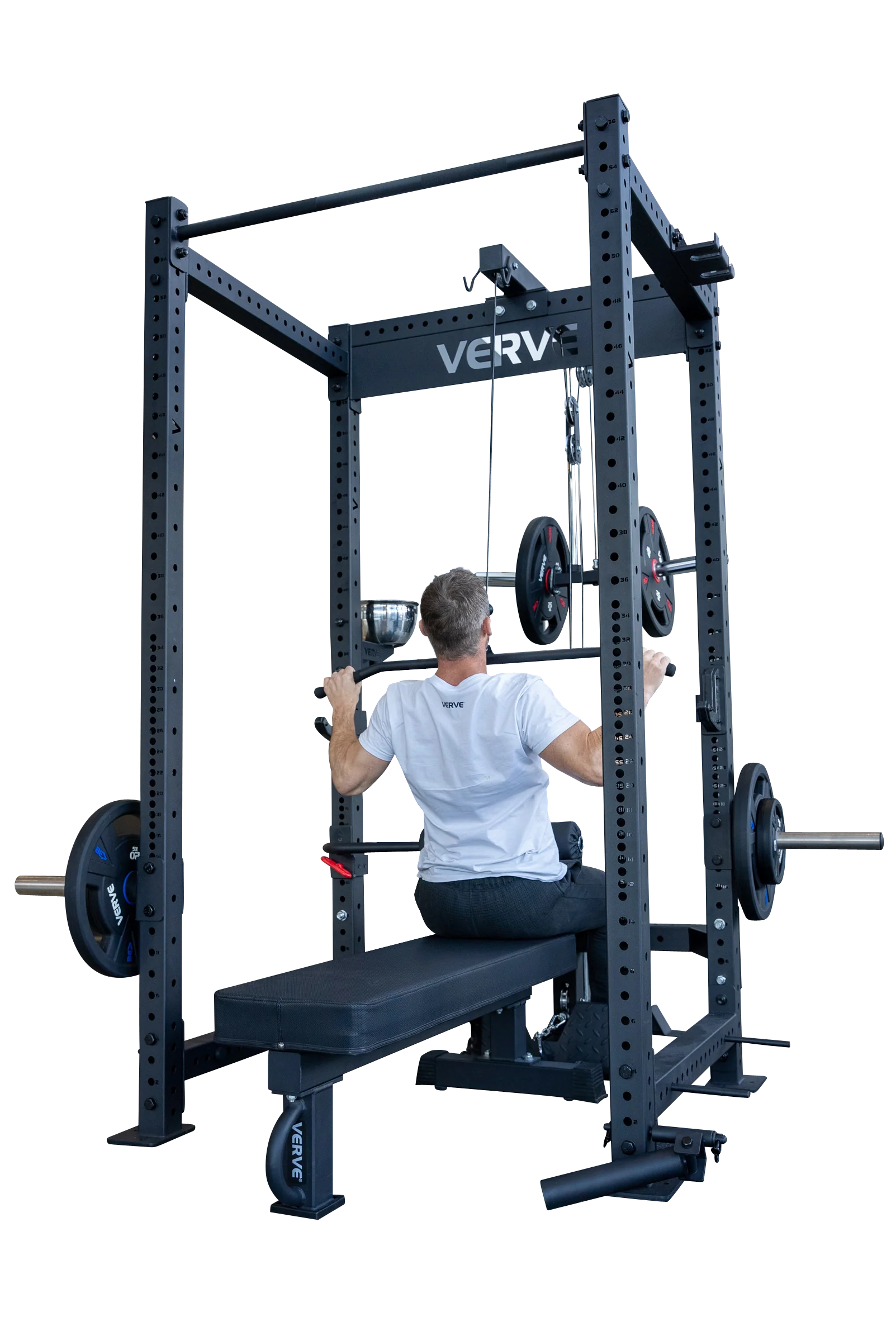 Lat Low Row Attachment for VERVE Power Racks - Image 6