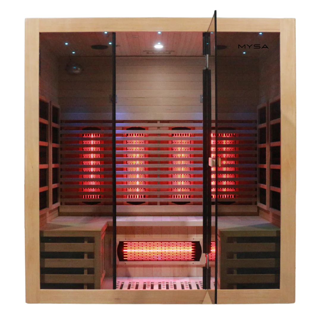 4 Person Full Spectrum Infrared Sauna - Image 6