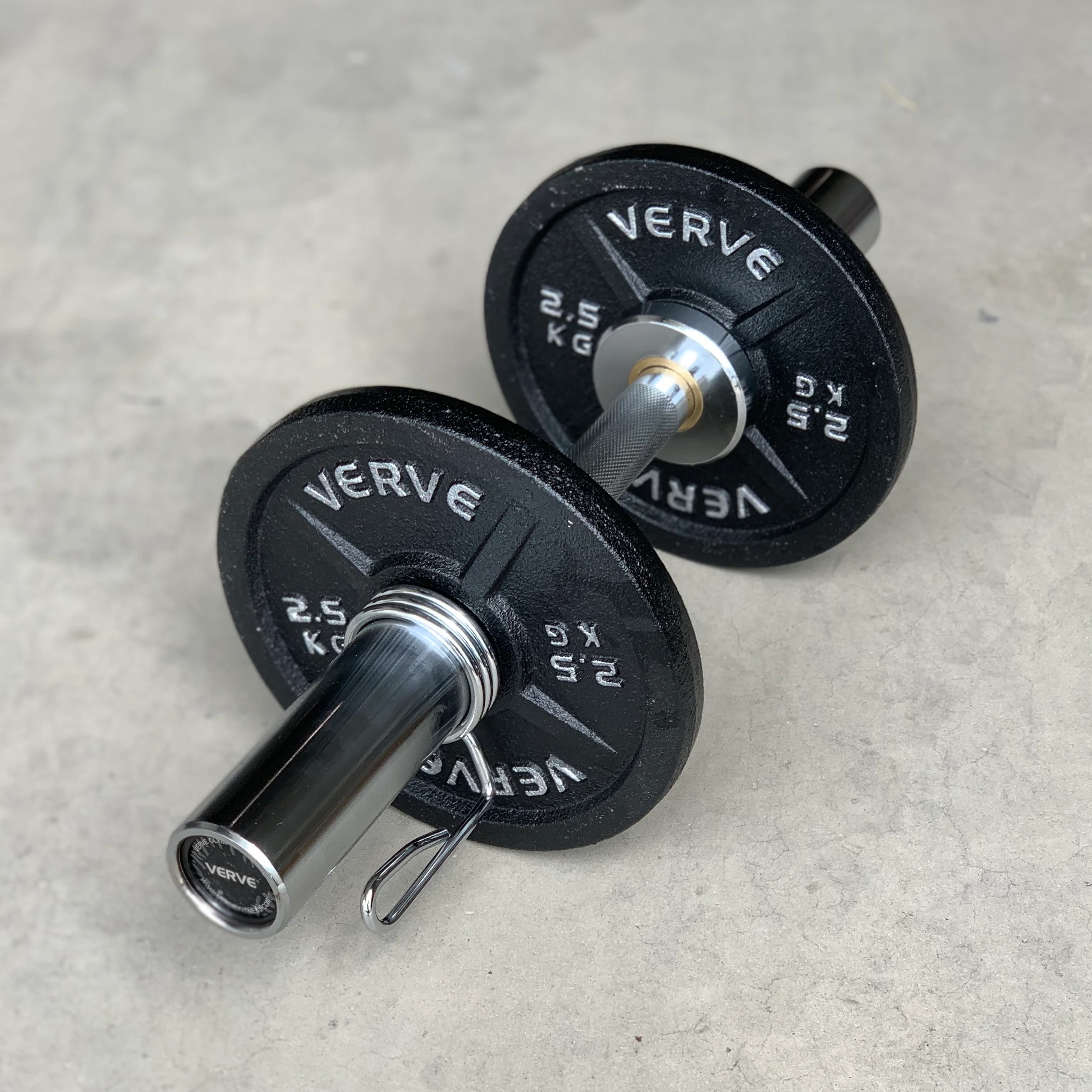 Olympic Dumbbell Handles with Bushings (Pair of 2) - Image 6