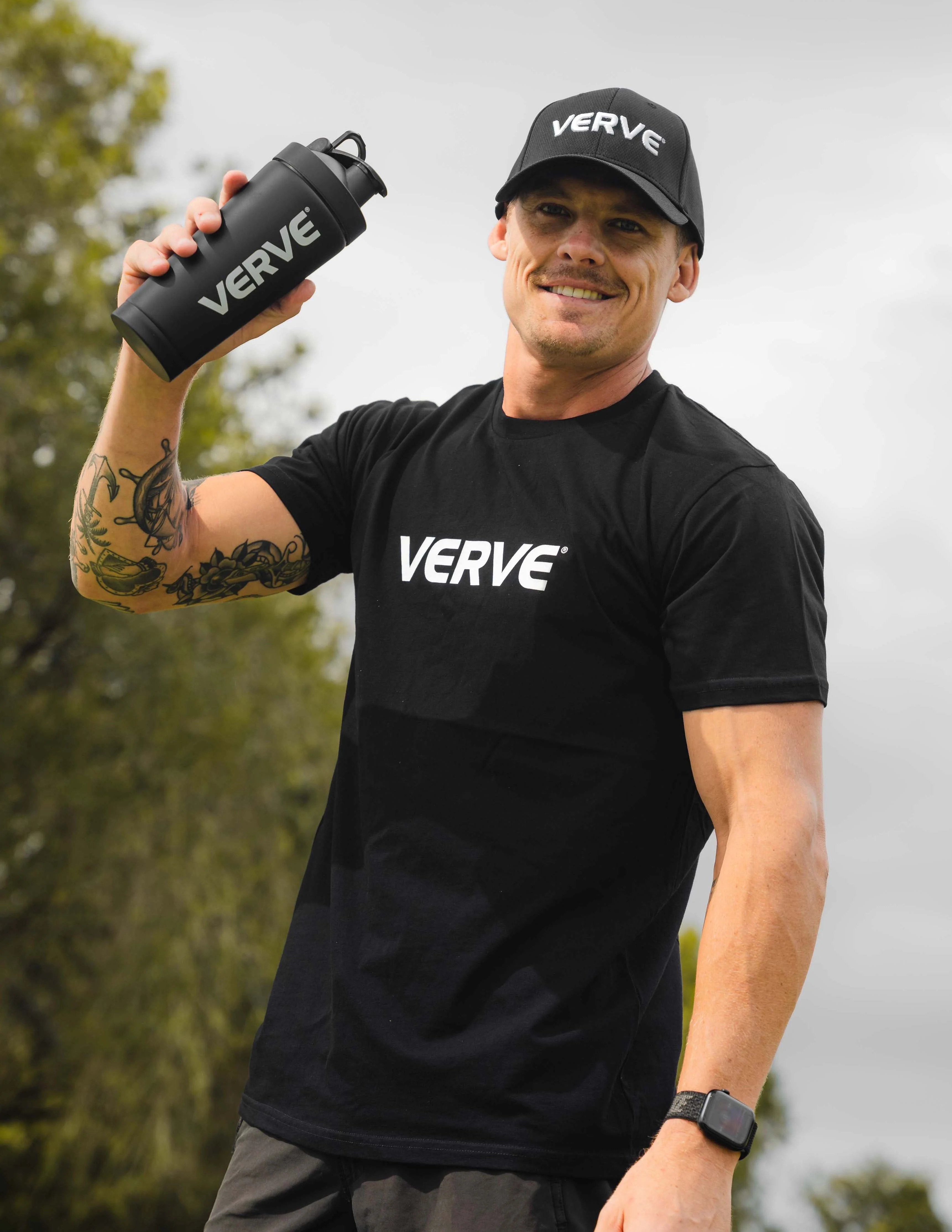 VERVE Black T-Shirt - Image 2
