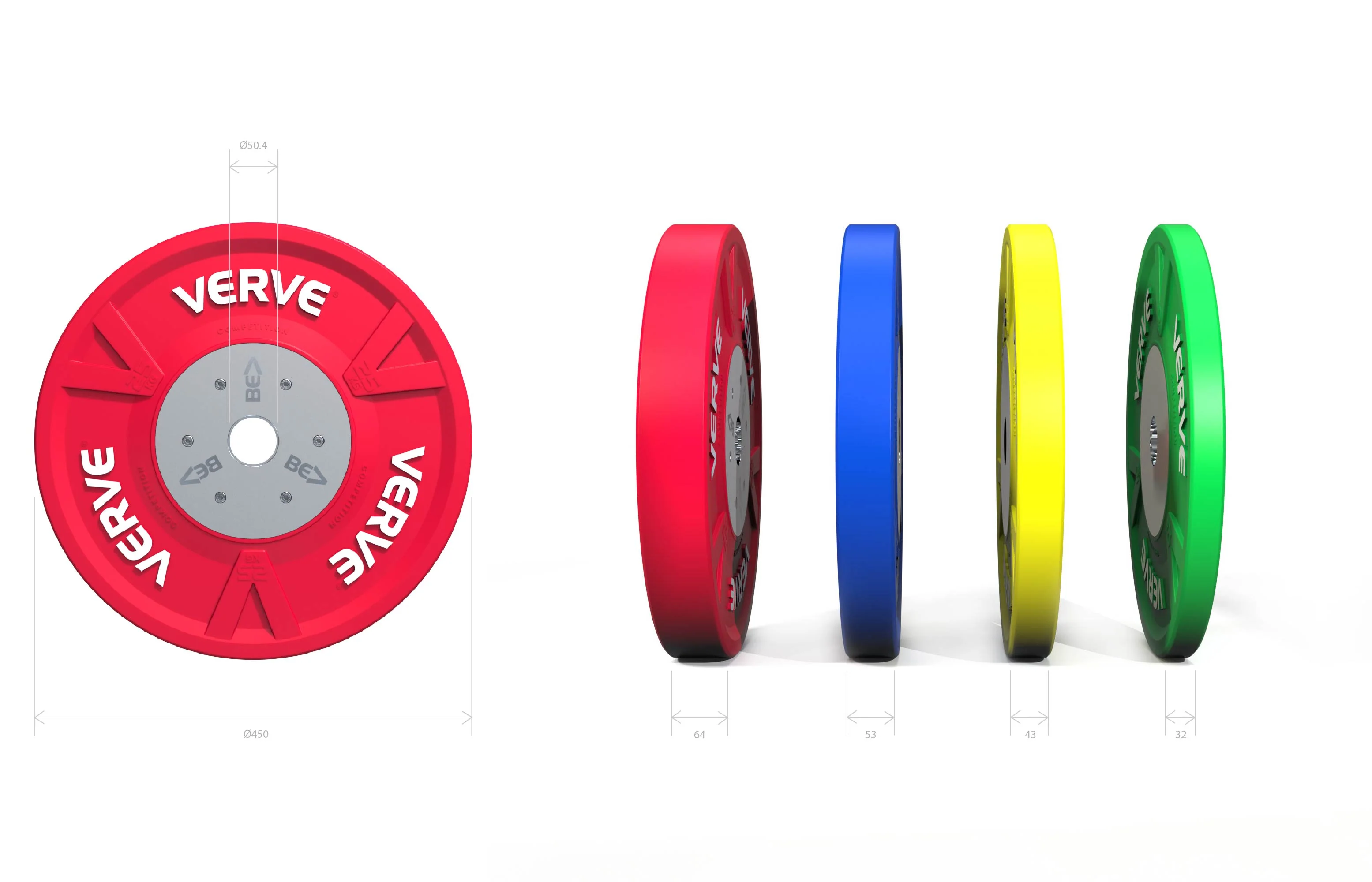 VERVE Calibrated Competition Bumper Plates - Image 9