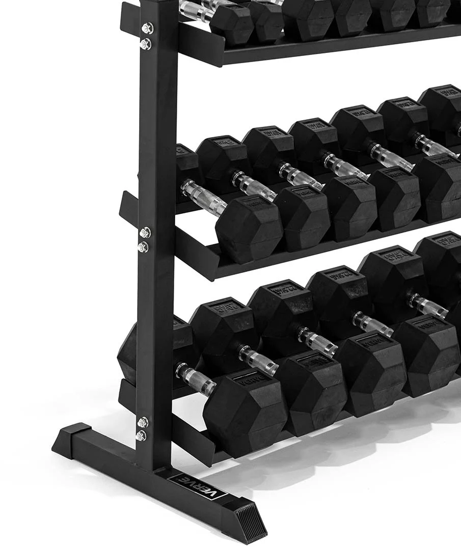VERVE 3 Tier Hex Dumbbell Rack - Image 12