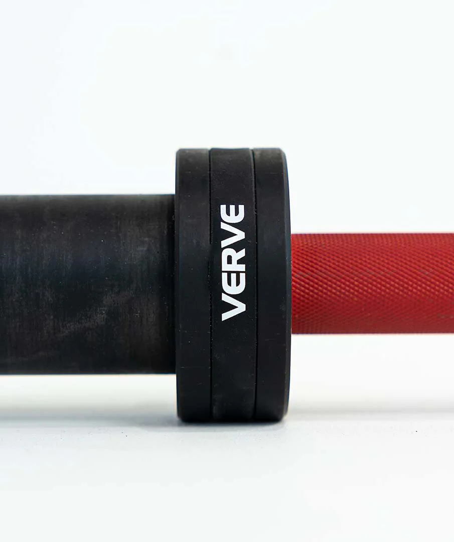 VERVE Elite Olympic Barbell - Red - 15kg - Image 6