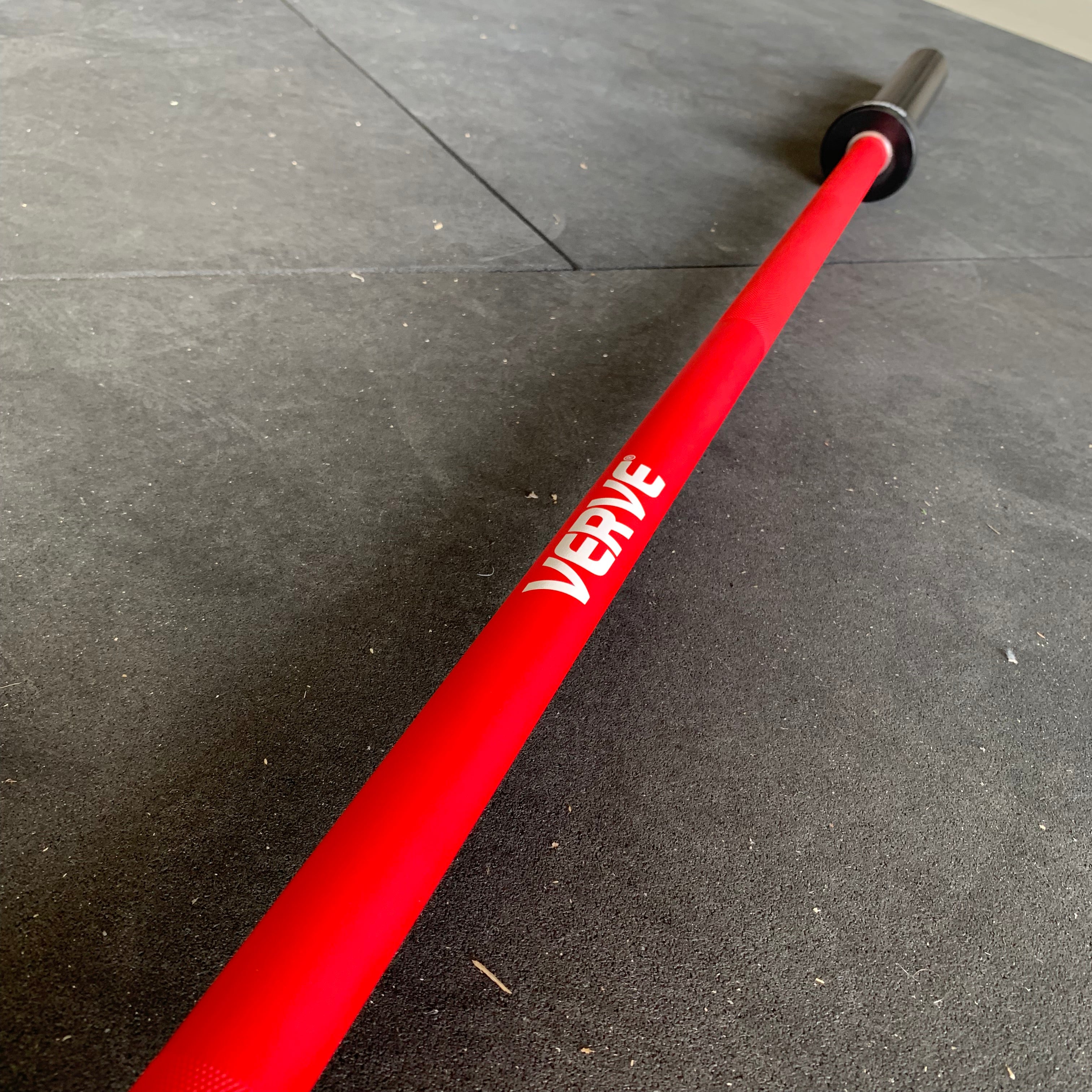 VERVE Elite Olympic Barbell - Red - 20kg - Image 10