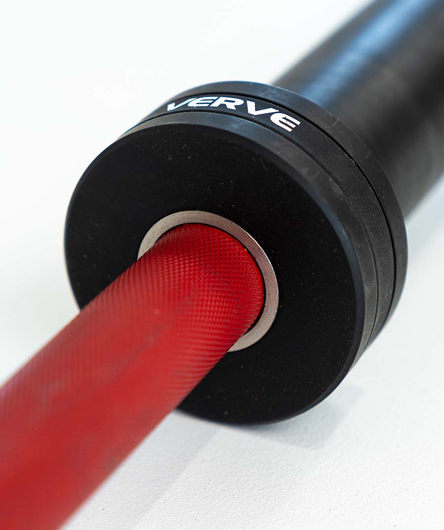 VERVE Elite Olympic Barbell - Red - 20kg - Image 4