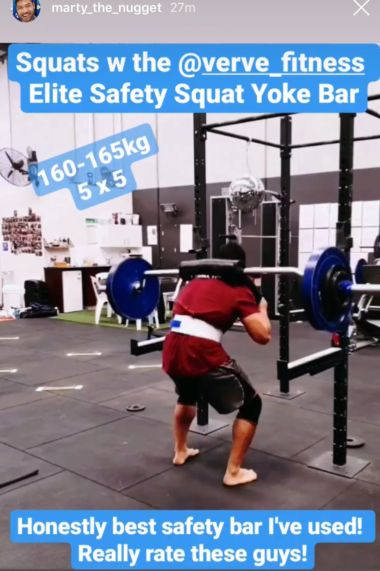 VERVE Elite Safety Squat Bar - Image 10