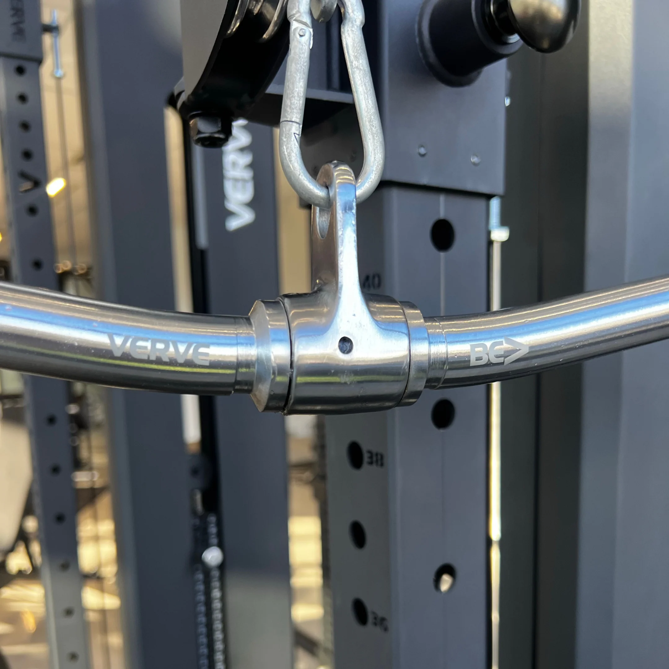 VERVE Ez Bar for Pulley System-Hard Chrome - Image 3