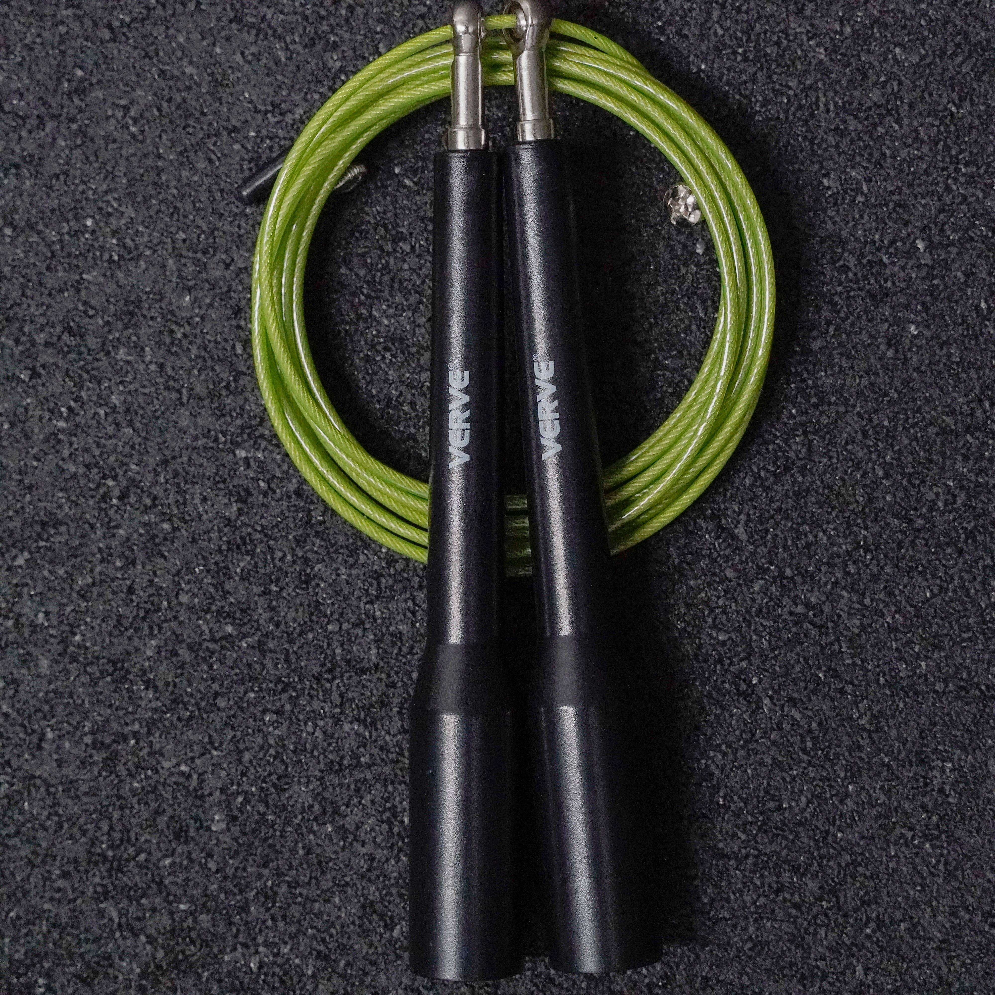 VERVE Jump Rope - Green Cable - Image 3