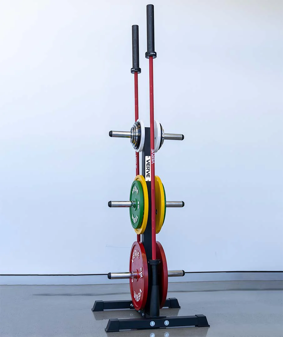 VERVE Olympic Weight Holder with Dual Barbell Storage - Image 10