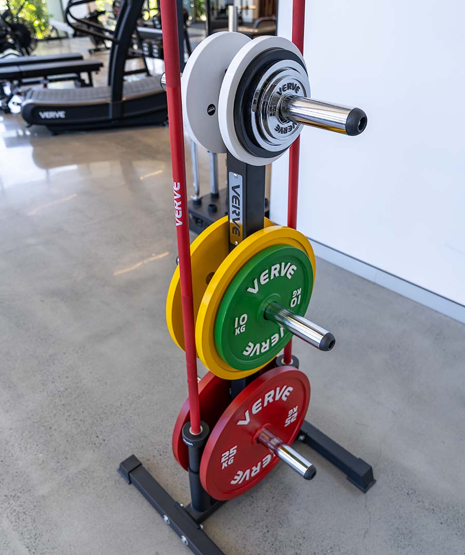 VERVE Olympic Weight Holder with Dual Barbell Storage - Image 12