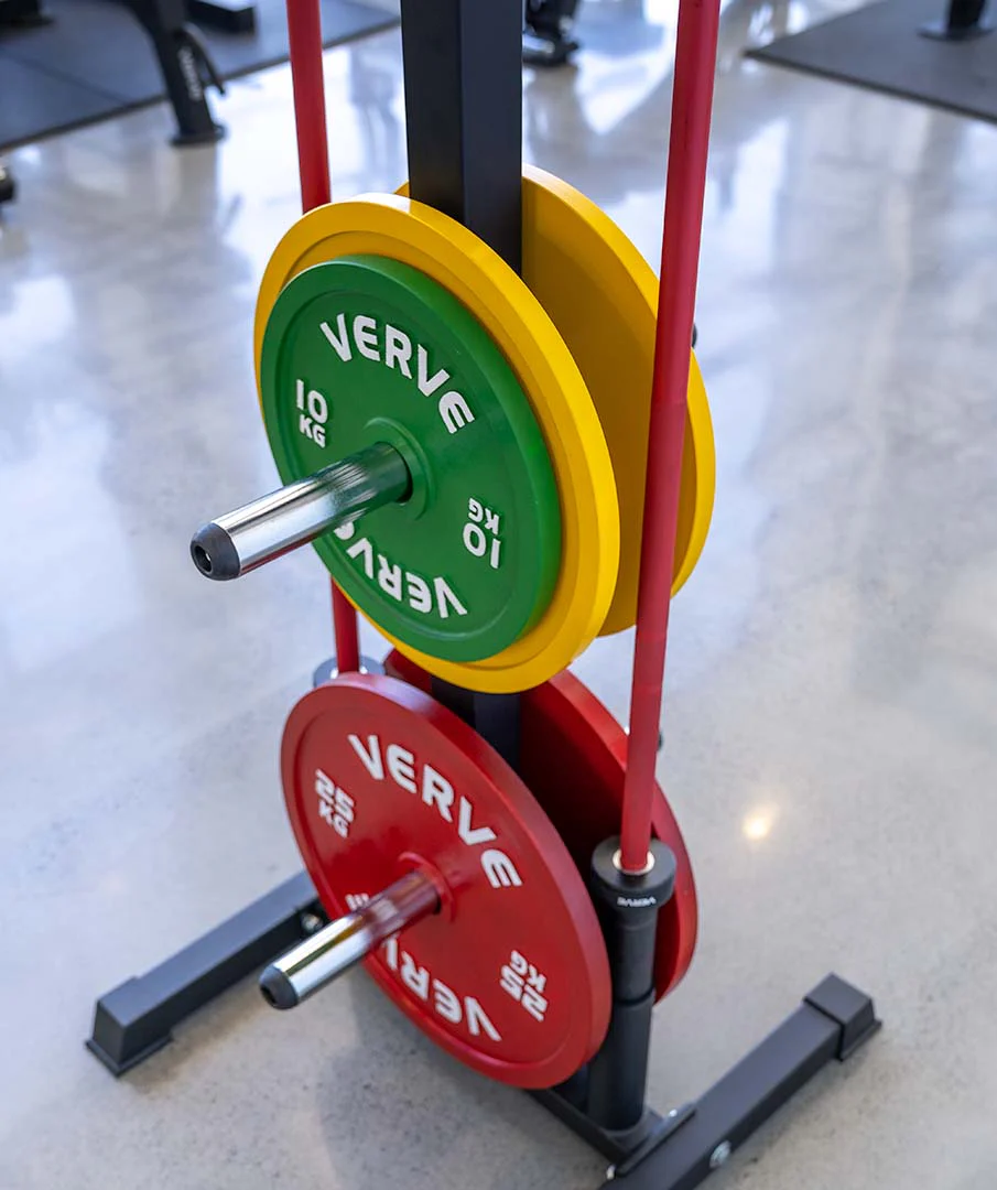 VERVE Olympic Weight Holder with Dual Barbell Storage - Image 13