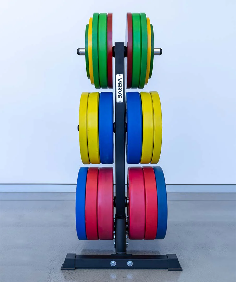VERVE Olympic Weight Holder with Dual Barbell Storage - Image 16