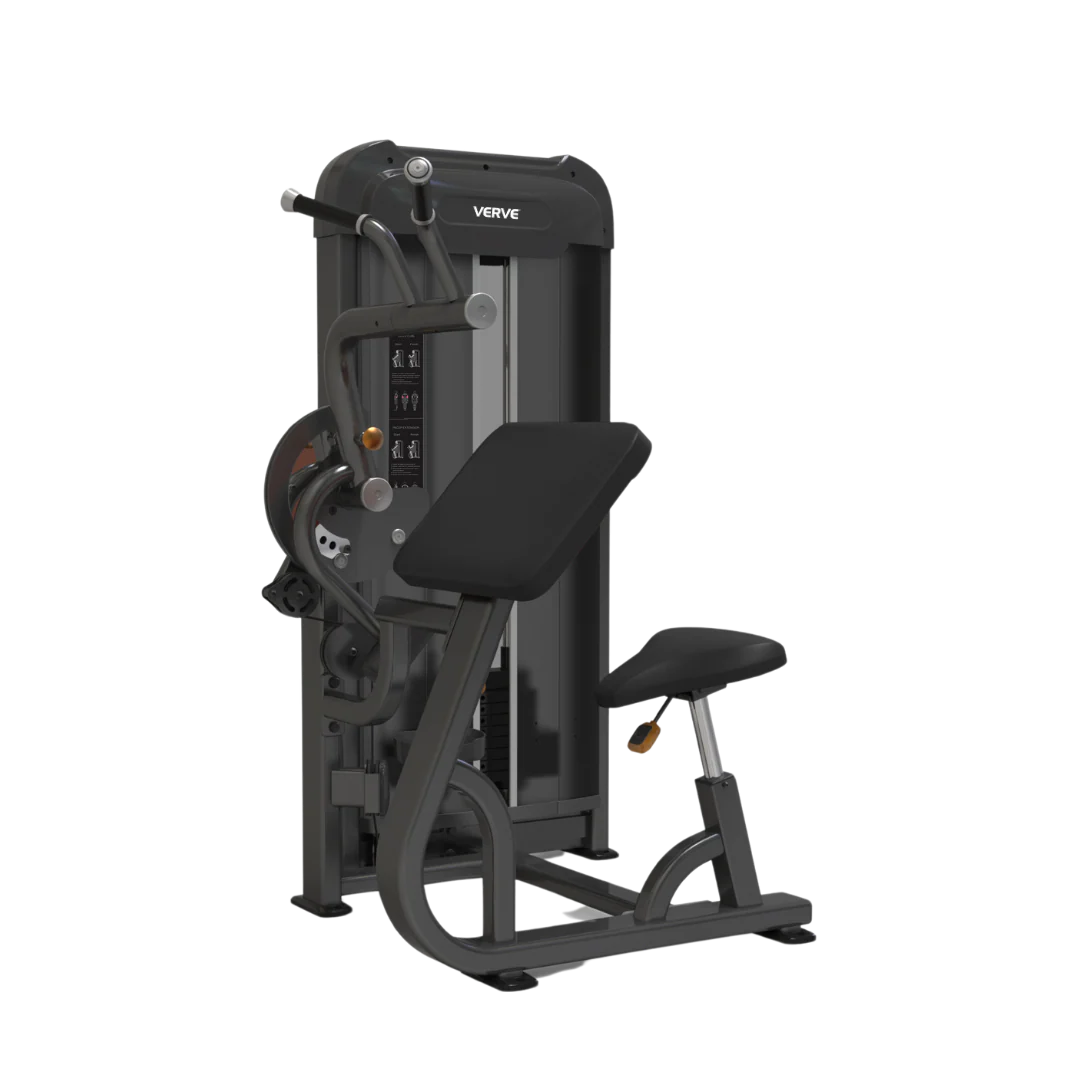 VERVE Pin Loaded Bicep Curl/Tricep Extension (Black) - Makoto Series | Pre-Order ETA Late July