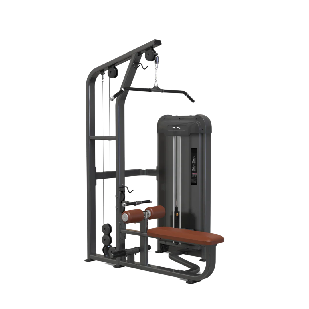 VERVE Pin Loaded Pulldown/Seated Row (Brown) - Makoto Series