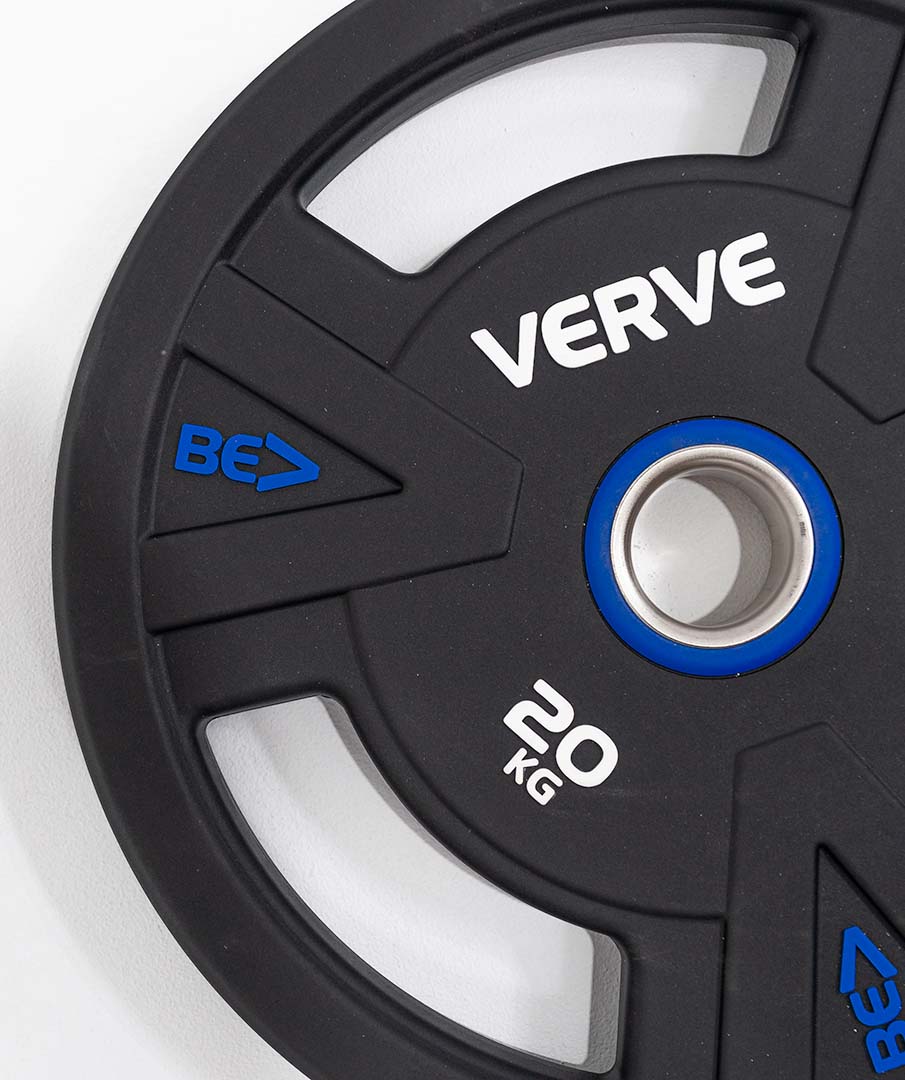 VERVE BE> PU Coated Tri Grip Olympic Plates - Image 14