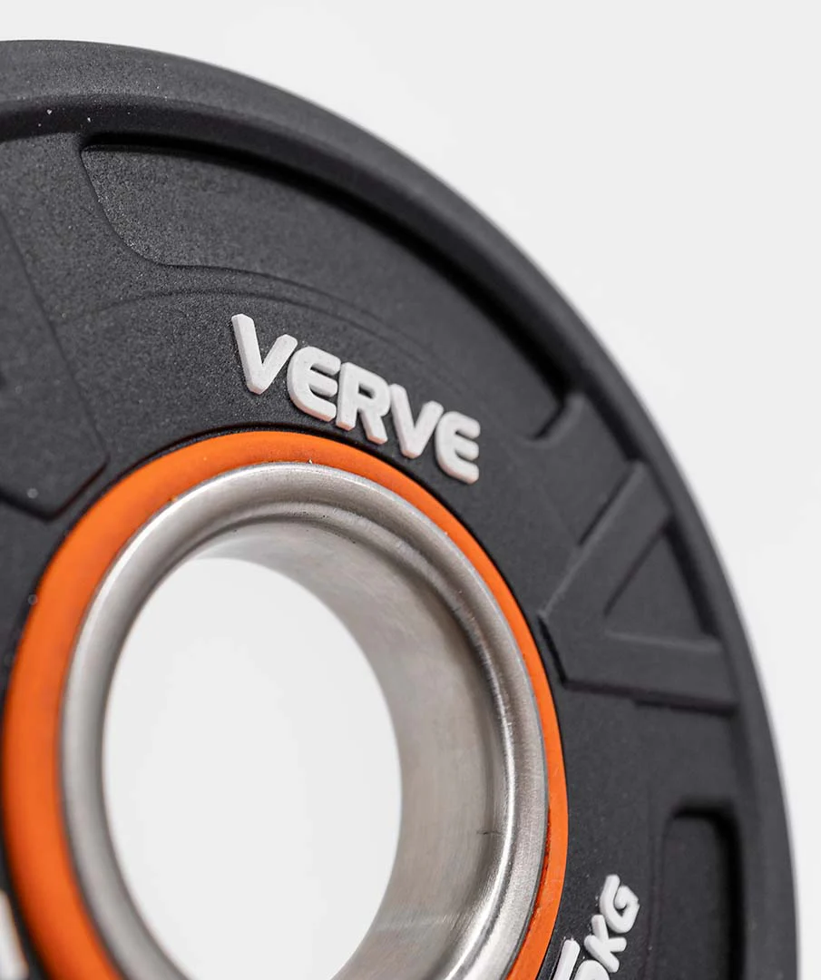 VERVE BE> PU Coated Tri Grip Olympic Plates - Image 19