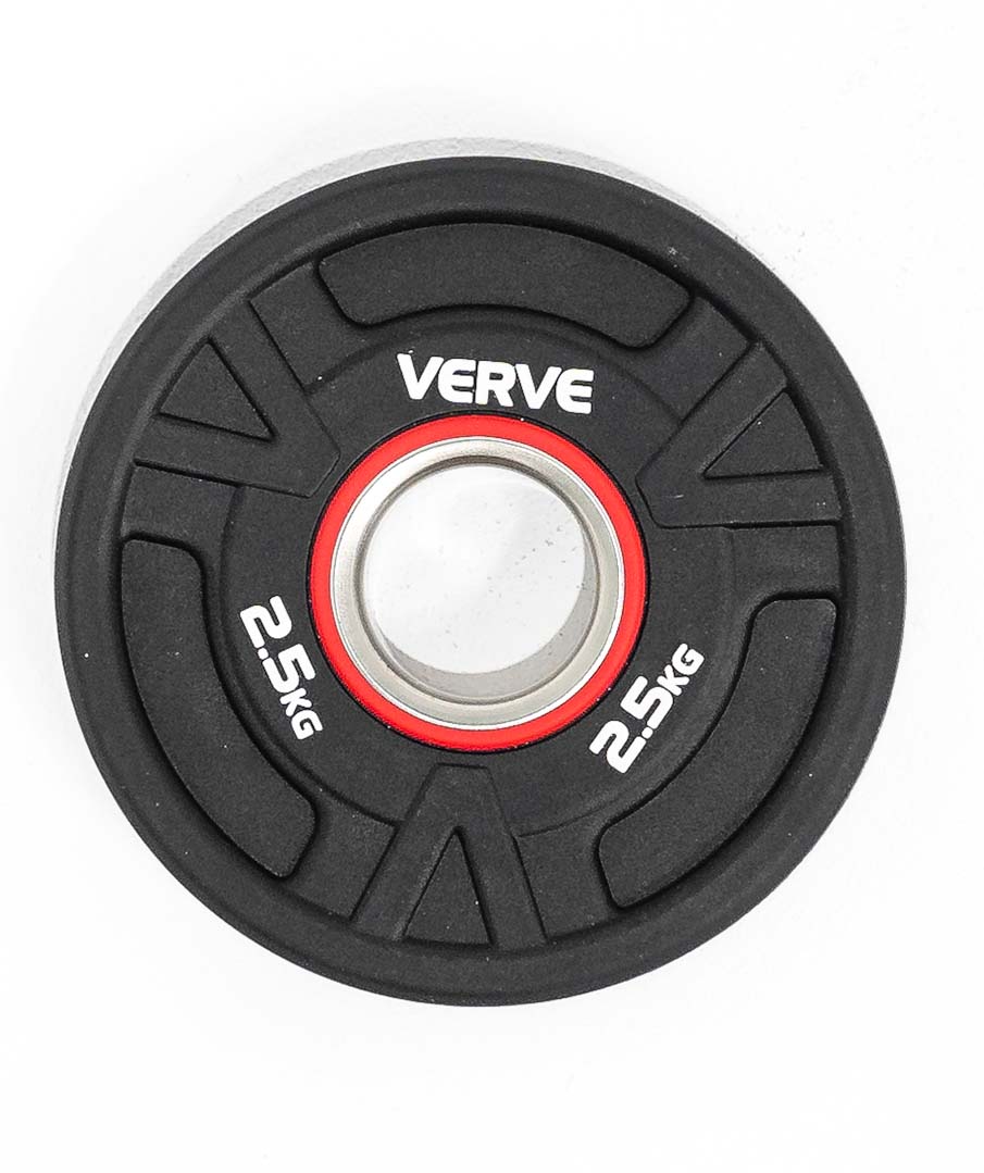 VERVE BE> PU Coated Tri Grip Olympic Plates - Image 5
