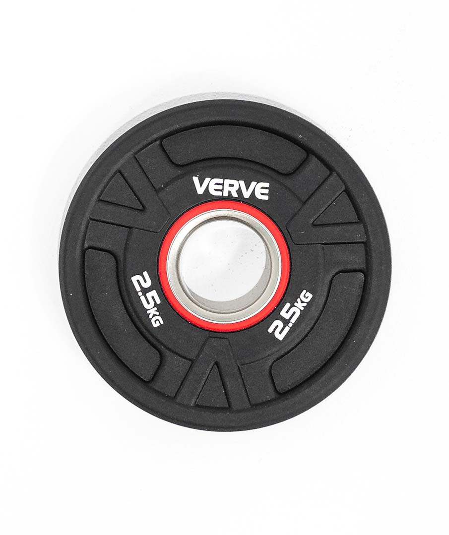 VERVE BE> PU Coated Tri Grip Olympic Plates - Image 7