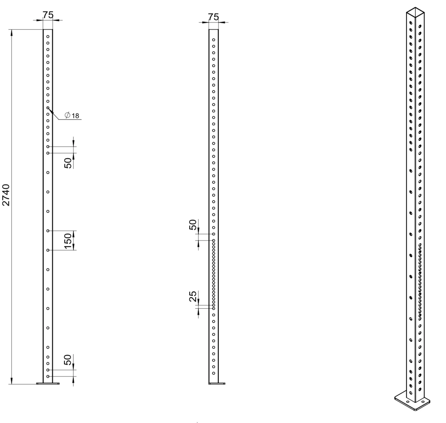 VERVE Rig Upright - 2.3m - Image 7