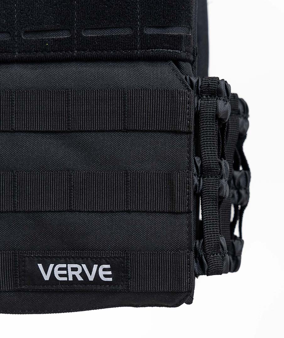 VERVE Tactical Vest Plate Carrier - Black - Image 5