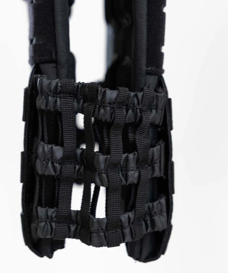 VERVE Tactical Vest Plate Carrier - Black - Image 9