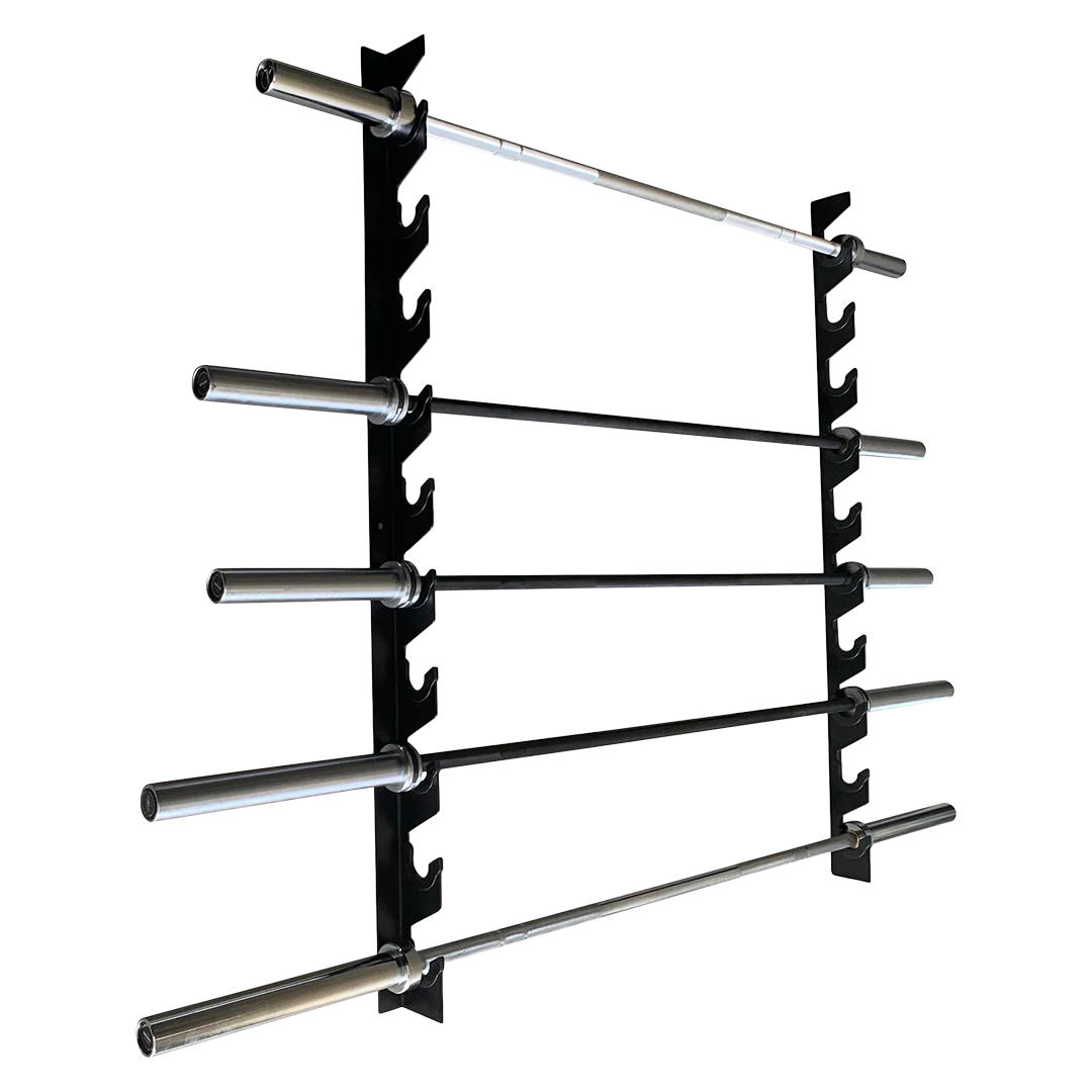 VERVE Wall Barbell Holder - 10 Bars Gun Rack Style