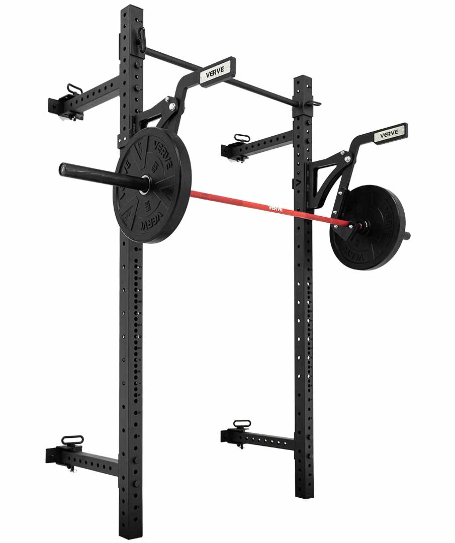 VERVE Wall Mounted Folding Squat Rack - Image 24